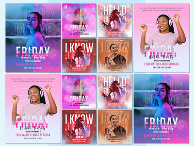 Party Social media banner Design, Instagram post banner branding dj dj party facebook banner facebook post graphic design illustration instagram post logo logo design nightclub nightclub part party flyer party social media banner social media banner twitter banner ui website header wordpress website