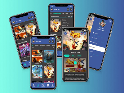 Game Database - Mobile App Design