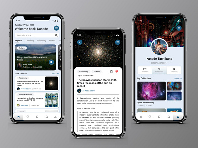 Reading News/Article Apps - Mobile App Design