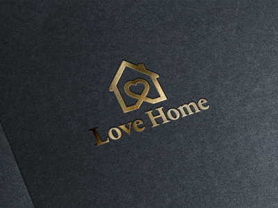 Love Real Estate logo, property mortgage home building