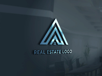 REAL ESTATE LOGO busness logo creattv logo creattv logo design home logo house logo illustration logo logodesign logos logoset modern logo real estate logo unique logo white