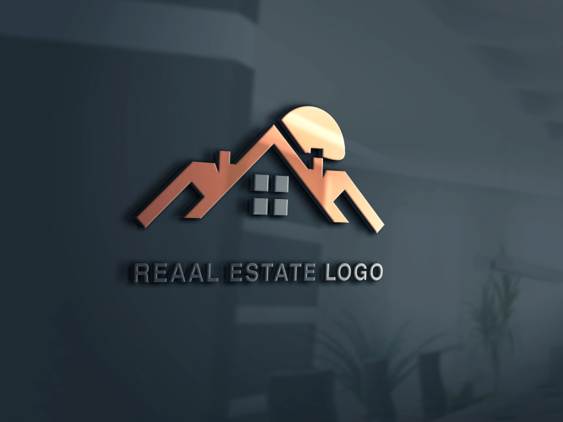 real estate logo by Logo_Fresh on Dribbble