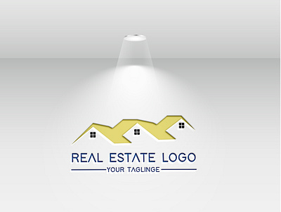 REAL ESTATE LOGO 3d animation branding busness logo design graphic design home logo house logo illustration logo logo design logos modern logo motion graphics real estate real estate logo ui شعار العقارات