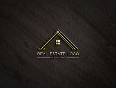 REAL ESTATE LOGO 3d animation branding busness logo design graphic design house logo illustration logo logodesign logos modern logo motion graphics ui شعار العقارات