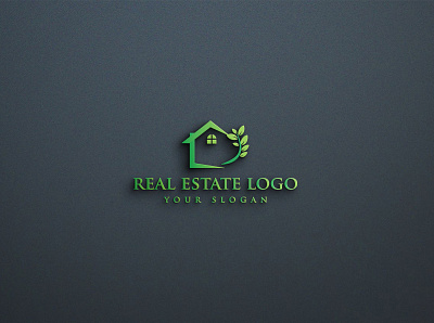 REAL ESTATE LOGO 3d animation branding busness logo design graphic design house logo illustration logo logodesign logos modern logo motion graphics real estate real estate logo ui شعار العقارات