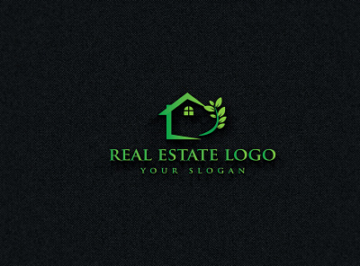 REAL ESTATE LOGO 3d animation branding busness logo design graphic design house logo illustration logo logodesign logos modern logo motion graphics ui شعار العقارات