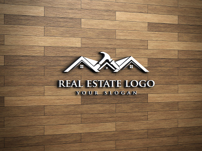 REAL ESTATE LOGO 3d animation branding busness logo design graphic design house logo illustration logo logodesign logos modern logo motion graphics real estate real estate logo real estate logo designer ui شعار العقارات