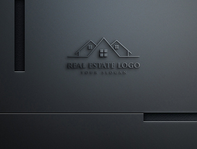 REAL ESTATE LOGO busness logo design house logo illustration logo logodesign logos modern logo real estate real estate logo real estate logo design ui شعار العقارات