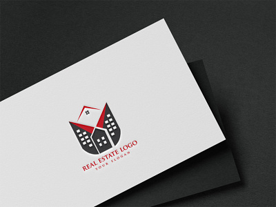 REAL ESTATE LOGO 3d animation branding busness logo design graphic design house logo illustration logo logodesign logos modern logo motion graphics real estate real estate logo ui شعار العقارات