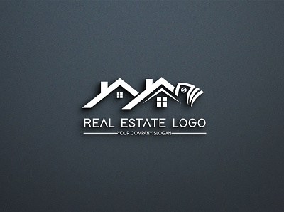 REAL ESTATE LOGO 3d animation branding busness logo design graphic design house logo illustration logo logodesign logos modern logo motion graphics real estate real estate logo real estate logo design ui شعار العقارات