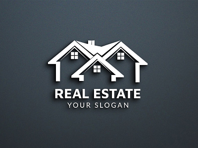 REAL ESTATE LOGO 3d animation branding busness logo design graphic design home logo design house logo illustration logo logodesign logos modern logo motion graphics real estate real estate logo real estate logo design ui شعار العقارات