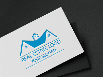 REAL ESTATE LOGO 3d animation branding busness logo design graphic design house logo illustration logo logodesign logos modern logo motion graphics real estate logo ui شعار العقارات