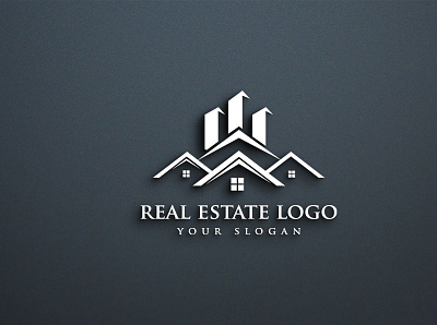 REAL ESTATE LOGO busness logo design home logo house logo illustration logo logodesign logos modern logo real estate real estate logo ui شعار العقارات