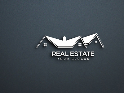 REAL ESTATE LOGO 3d animation branding busness logo design graphic design home logo design house logo house logo design illustration logo logodesign logos modern logo motion graphics real estate real estate logo ui شعار العقارات