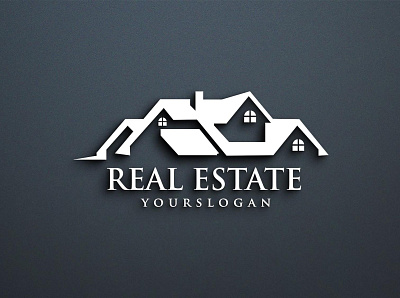 REAL ESTATE LOGO 3d animation branding busness logo design graphic design home logo house logo house logo design illustration logo logo design logodesign logos modern logo motion graphics real estate real estate logo ui شعار العقارات