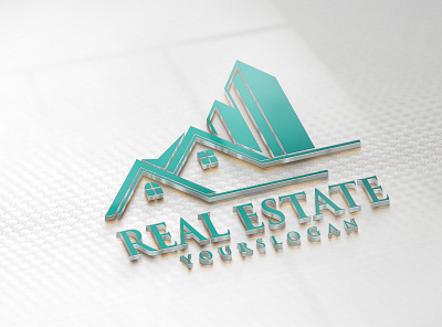 REAL ESTATE LOGO busness logo design graphic design home logo house logo illustration logo logo design logodesign logos modern logo motion graphics real estate real estate logo ui شعار العقارات