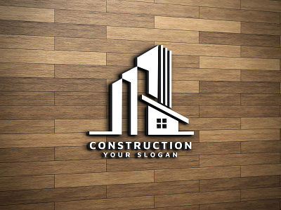 CONSTRUCTION 3d animation branding busness logo construction design graphic design house logo illustration logo logodesign logos modern logo motion graphics ui شعار العقارات