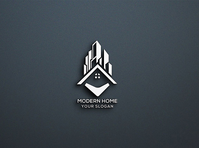 HOME LOGO 3d animation branding busness logo design graphic design home logo house logo illustration logo logodesign logos modern logo motion graphics ui شعار العقارات