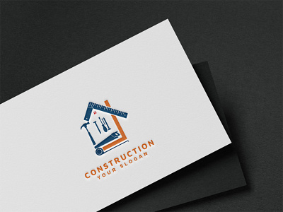 CONSTRUCTION busness logo construction construction logo design home logo design house logo house logo design illustration logo logo designer logodesign logos modern logo real estate logo ui شعار العقارات