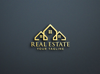 REAL ESTATE LOGO 3d animation branding busness logo design graphic design home logo house logo house logo illustration logo logo design logodesign logos modern logo motion graphics real estate lgoo real estate logo designer ui شعار العقارات