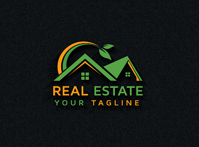 real estate logo 3d animation branding busness logo design graphic design house logo illustration logo logodesign logos modern logo motion graphics real estate logo real estate logo design ui شعار العقارات