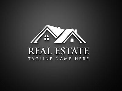 REAL ESTATE COMPANY 3d animation branding busness logo design graphic design house logo illustration logo logodesign logos modern logo motion graphics real estate company real estate logo design ui شعار العقارات