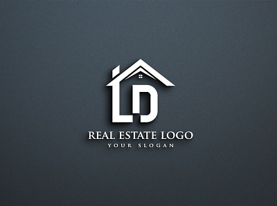 REAL ESTATE LOGO 3d animation branding busness logo design desiner graphic design house logo illustration logo logo design logodesign logos modern logo motion graphics real estate logo design ui شعار العقارات