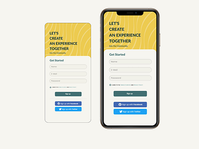 Daily UI | Day 01 
Sign Up Form