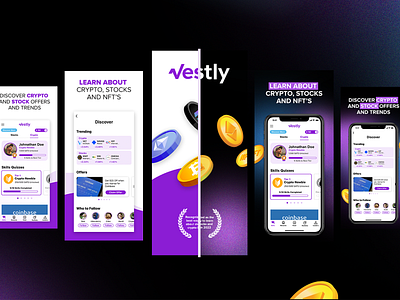 Vestly.StoreScreens app branding design graphic design storescreens