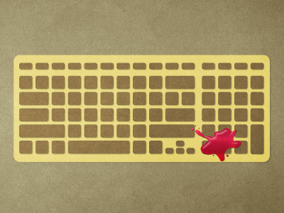 Keyboard with Ketchup