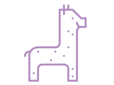 Giraffe animals giraffe illustration line art purple
