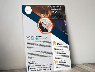 Poster Frame PSD full corporate flyer creative flyer design flyer design