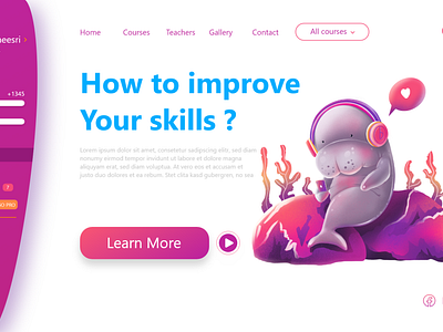 Learning website design