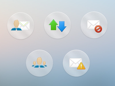 Icon Set control panel email email central icon icons interface mobile ui