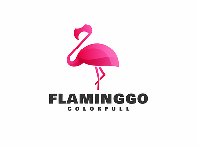 a vektor flaminggo animals bird brand design icone illustration logo vektor
