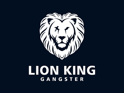 LION KING animal brand branding design grafis icon illustration lions logo vektor