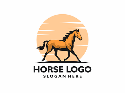 horselogo animals creative design grafis horse horse logo icon modern vektor