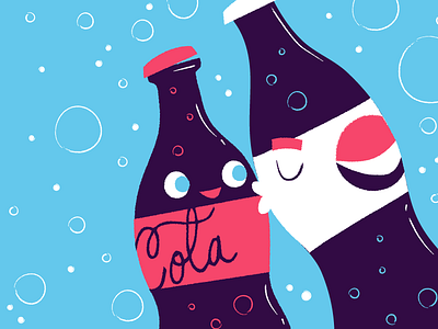 getting fizzy fizzy illustration kiss love pop soda valentine