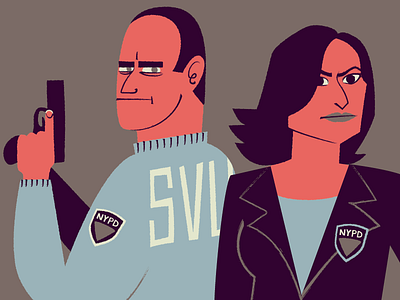 these are their stories (part 2) benson illustration law and order mariska meloni people stabler svu