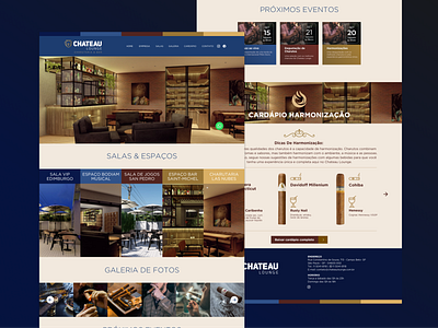 Chateau Lounge graphic design site ui ux webdesign
