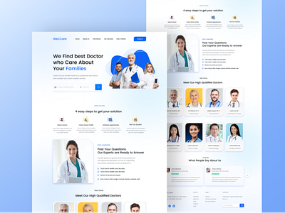 Doctor Care Landing Page