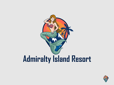 Admiralty Island Resort app branding design graphic design icon illustration logo logodesign typography vector