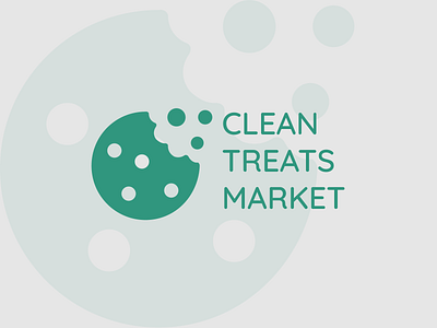 Clean Treats Market branding design flat graphic design illustration logo logodesign minimal typography vector