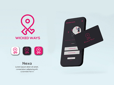 Wicked Ways - Logo Design app brand logo branding design graphic design identity illustration logo style guide typography ui ux vector