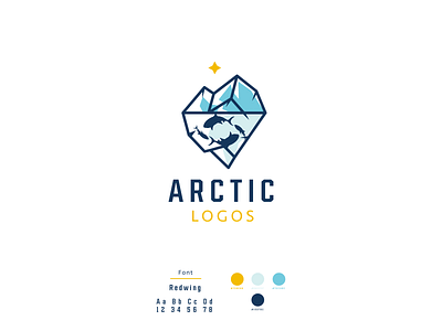 Arctic Logos - Logo Design for a Design Agency. arctic branding design graphic design ice icon illustration logo logo agency typography vector