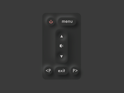 Remote control neumorph design icon illustration neumorphism remote control test