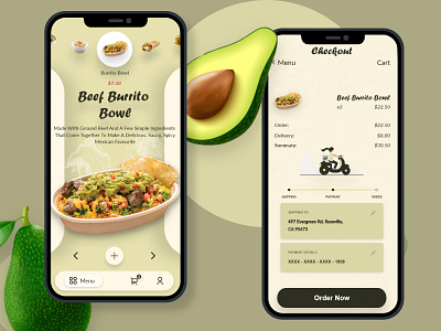 Restaurant App - Checkout app checkout page dailyui food menu restaurant ui ux