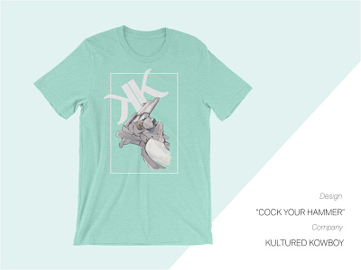 "COCK YOUR HAMMER" apparel artwork branding design illustrator logo shirt tshirt tshirtdesign vector