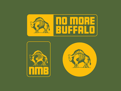 No More Buffalo artwork branding cowboy design icon logo rodeo typography vector western