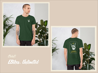 EBikes Unlimited Apparel Design apparel artwork design ebike electric logo shirt tshirtdesign